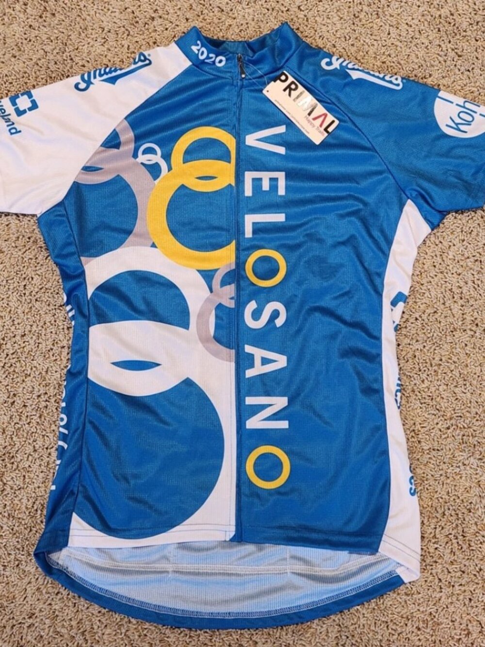 Primal Women XL VeloSano Cleveland Clinic Cycling Jersey Sport Cut Ohio NOS 2020 - Picture 14 of 16